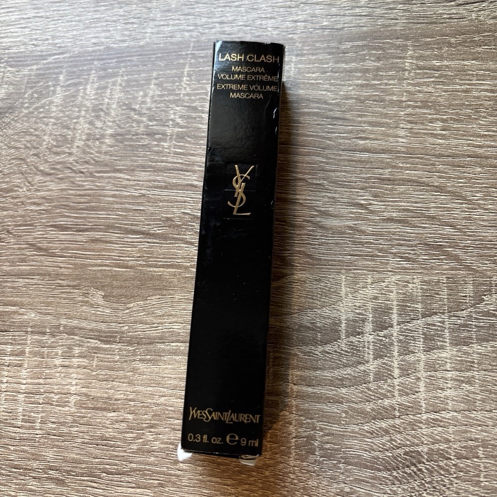 YSL LASH CLASH Mascara Volume Extreme NOIR BLACK 9ml *NEW IN BOX* Full Size